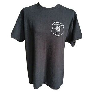 Sheep Dog Cigar Club Gildan T Shirt Black Large Send Me Police EMS Fire Military